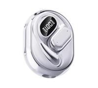 Casque de traduction de style crochet : écran de batterie sans fil avec réduction du bruit, écouteurs sans fil Ai, traduction de langue avec batterie ultra longue, pour bureau, ho