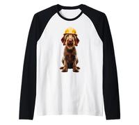 Casque de travail Vizsla à poil dur jaune Manche Raglan