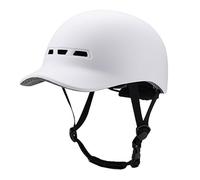 Casque De VéLo à MentonnièRe RéGlable, Unisexe, Casque LéGer Et RéGlable De Style Casquette De Baseball, Parfait pour Les DéPlacements en Ville à VéLo sur Route C,57-62cm