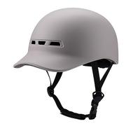 Casque De VéLo à MentonnièRe RéGlable, Unisexe, Casque LéGer Et RéGlable De Style Casquette De Baseball, Parfait pour Les DéPlacements en Ville à VéLo sur Route B,57-62cm
