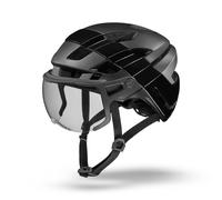 Julbo - Casque de vélo urbain - Itineraire Evo Noir/Noir Brillant Reactiv 0-3 - Taille 54-58 cm Noir 54-58 cm