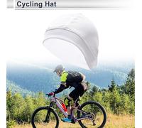 Casque De Vélo Absorbant La Transpiration, Doublure De Casque Respirante En Tissu Maille Baiku Soie Blanc 29x14cm/11.42"x5.51" 1 Pièce
