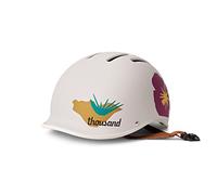 Casque de vélo Adulte Thousand Heritage - Casque Unisexe ventilé avec système antivol PopLock - Idéal pour Le vélo ou Le Skateboard, pour Hommes et Femmes - Heritage 2.0 Super Bloom, Taille L
