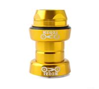 Casque de vélo avec bol de tête intégré pour fourche avant dentée de 55,9 à 53,3 cm, convient pour une installation sur des cadres avec tube de direction de 30 mm de diamètre intérieur (doré)