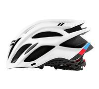 Casque de vélo, Casque de vélo d'équitation Casquette sécurité légère et Respirante Équipement Cyclisme sur Route Montagne pour Femmes Hommes Sport Plein air Blanc