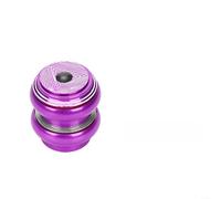 Casque de vélo conçu pour une utilisation sur route VTT avec système de double roulement et direction lisse, corps en alliage d'aluminium CNC, finition anodisée (34-34 mm, violet)
