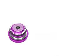 Casque de vélo conçu pour une utilisation sur route VTT avec système de double roulement et direction lisse, corps en alliage d'aluminium CNC, finition anodisée (44-56 mm, violet)