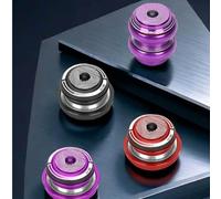 Casque de vélo conçu pour une utilisation sur route VTT avec système de double roulement et direction lisse, corps en alliage d'aluminium CNC, finition anodisée (44-55 mm, violet)