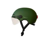 Casque de vélo - COSMO CONNECTED - Fusion+ - Kaki Mat - Éclairage intelligent - Visière UV