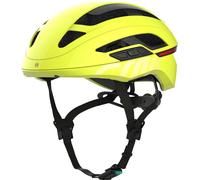Casque de vélo CRNK Angler Alpha - Lime - M - Bluetooth - LED - Clignotants