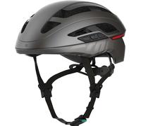 Casque de vélo CRNK Angler Alpha - Metallic Black - L - Bluetooth - LED - Clignotants