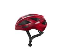 Casque de vélo de course ABUS Macator - casque de vélo sportif pour débutants - aussi pour les porteurs de tresses - pour femmes et hommes - rouge bordeaux, taille S (51-55 cm)