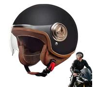 Casque de Vélo de Montagne,Casque De Moto Ouvert Demi- Équipement de Protection pour Le Skateboard, Les Déplacements Urbains, Le Cyclisme sur Route, la Course de VTT, Le Karting, Le Snowboard