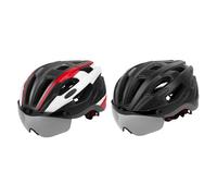 Casque De Vélo De Triathlon Ultraléger, Visière Solaire Avec Lunettes, Lavable, Coussin, Cyclisme