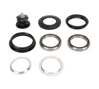 Casque de vélo en alliage d’aluminium de 44 mm à double roulement étanche, casque de vélo pour fourche à colonne droite, casque de fourche avant usiné CNC avec écrou étoile pour