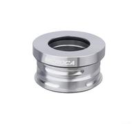 Casque de vélo en alliage d'aluminium à double roulement pour vélo pliable Dahon, étanchéité fiable contre la poussière et l'eau, traité CNC (argenté)