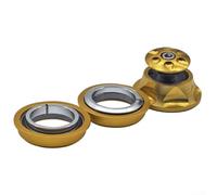 Casque de vélo en alliage d'aluminium avec double roulement caché Doré 44 mm