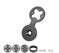 Casque de vélo en alliage d'aluminium avec support d'ordinateur pour Garmin Edge 20/25/200/500/510/520/800/810/820/1000/1030, pour WAHOO et pour BRYTON Rider Series (noir)