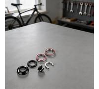 Casque de vélo en aluminium avec support de câble interne pour un itinéraire de frein avant propre pour cadre de tube de direction de 52 mm (A)