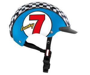Casque de vélo et de Ski Casco - MINI 2 Junior - Lucky 7 blue