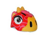 Crazy Safety Red Giraffe Casque de vélo pour Enfants | Casque de vélo pour Enfants âgés de 2 à 7 Ans pour vélo, Skateboard, draisienne, Scooter, Patins, Casque Animal 3D léger et réglable, 49-55 cm