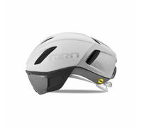 GIRO Vanquish Casque de Cyclisme Mixte, Blanc Mat/argenté, Medium (55-59 cm)