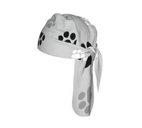 Casque de vélo imprimé empreintes de pattes d'animaux - Séchage rapide - Léger et respirant - Taille unique - Bonnet moderne pour adulte