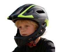 Casque de vélo intégral pour - Jeunes Cyclistes de Rue, Protection de la tête mineure, Couverture des mouvements des préadolescents, Armure d'équilibre à roulettes, Protection de Terrain pour