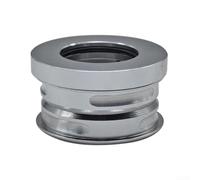 Casque de vélo pliable de 35,6 cm, alliage d'aluminium 6061, roulements à double étanchéité, pour Fnhon SP8 SP18 VP18 MUP8 JP8 BYA412, tube de direction de 44 à 44 mm (argenté)
