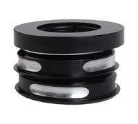 Casque de vélo pliable en alliage d'aluminium avec double roulement pour Dahon Fnhon 14", tube de direction 44-44 mm, fourche 28,6 mm, compatible avec SP8 SP18 VP18 MUP8 JP8 BYA412 (Noir)