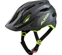 Casque de vélo pour enfant ALPINA CARAPAX JUNIOR noir-jaune fluo 51-56cm