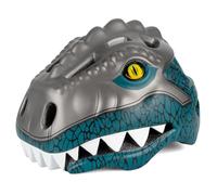 Casque de vélo pour enfant avec lumière LED | Adorable casque de sécurité 3D dinosaure pour filles et garçons de 3 à 8 ans | Casque réglable et respirant pour enfant, pour vélo, skateboard, scooter,