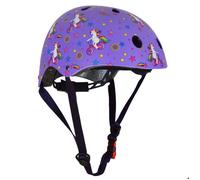 Casque de vélo pour enfant - Kiddimoto - Matt Unicorn SMALL - Blanc - Garantie 2 ans