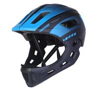 Casque de vélo pour enfants - Léger, convertible Full-/Half-Face, mentonnière amovible, feu arrière LED- Sans danger pour les jeunes enfants