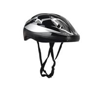Casque de vélo pour enfants - Pour sports multiples - Skateboard - Rollerblading - Noir argenté - 29 x 20 x 13 cm