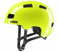 Casque de vélo pour enfants Uvex HLMT 4, JAUNE NÉON 51-55
