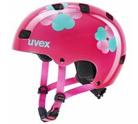 Casque de vélo pour enfants Uvex KID 3, PINK FLOWER 55-58cm