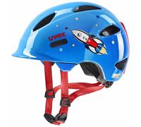 uvex OYO Style - Casque de Vélo Léger pour Enfants - Réglage de la Taille Individuel - à Compléter avec Un Éclairage LED - Blue Rocket - 45-50 cm