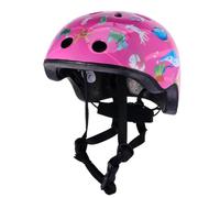 Casque de Vélo pour Garçon Fille S Rose, Ajustable et Ventilé, Roller | Protection Légère en Mousse et PVC, Boucle Sécurisée, Sangles Réglables, pour Draisienne, Hoverboard, Tricycle et Sorties