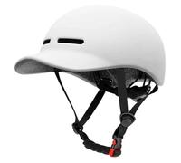 Casque de vélo réglable et léger pour Adulte, Casquette de Baseball, Style Casquette Cyclisme pour déplacements urbains, vélo Route, Patinage incliné, Scooter, Blanc, Adulte