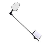 Casque De Vélo Universel Pro, Rétroviseur Léger En Aluminium, Flexible Et Réglable, 360