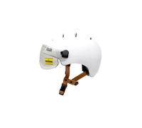 Kask Casque vélo Urban Lifestyle – Mentonnière éco-cuir, intérieur CoolMax® – L Blanc Loisir