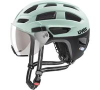 Casque de vélo urbain UVEX Finale VISOR (jade-black matt) 52-57