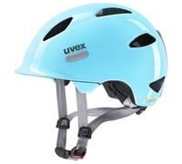 uvex OYO - Casque de Vélo Léger pour Enfants - Réglage de la Taille Individuel - à Compléter avec Un Éclairage LED - Cloud Blue - Grey - 50-54 cm