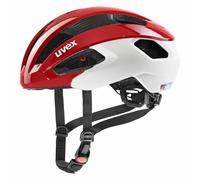 Casque de vélo Uvex RISE CC, ROUGE - BLANC MAT 52-56cm