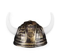 Casque de viking pour adulte avec cornes pour les fêtes à thème, chapeau de guerrier romain antique pour costume d'Halloween, déguisement médiéval, casque de viking à cornes pour jeu de bataille