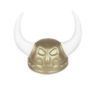 Casque de viking pour adulte avec cornes pour les fêtes à thème Viking- Chapeau de guerrier romain antique pour Halloween - Costume médiéval - Chapeau de soldat du Moyen Âge - Accessoire de costume