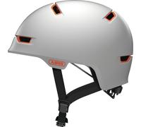 Casque de ville ABUS Scraper 3.0 ACE - Casque de vélo robuste pour la circulation en ville - pour femmes et hommes - Blanc Mat, Taille M (54-58 cm)