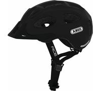 Casque de ville ABUS Youn-I ACE - avec feu arrière LED intégré - casque de vélo pour tous les jours - pour femmes et hommes - noir mat, taille L (56-61 cm)