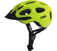 Casque de ville ABUS Youn-I ACE - avec feu arrière LED intégré - casque de vélo pour tous les jours - pour femmes et hommes - jaune brillant, taille L (56-61 cm)